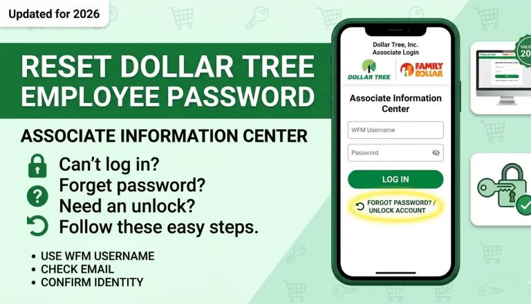 Reset Dollar Tree Employee Password In 2026