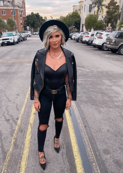 Leather and Black Jeans