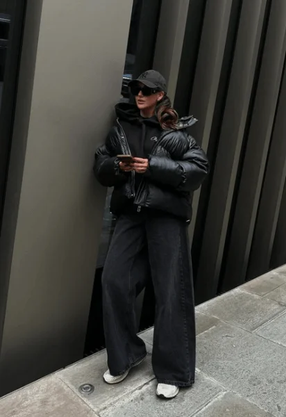 Cozy Take on the Edgy Black Trend