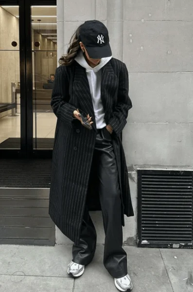 Hoodie and Leather Pants