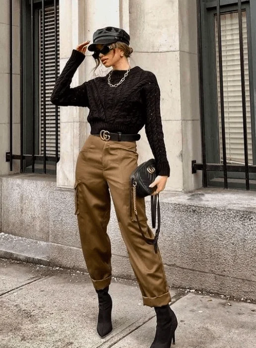 Cargo Streetwear with a Baddie Twist